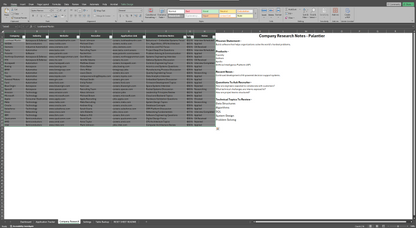 Engineering Internship Tracker V1.0